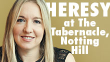 HERESY hosted by Victoria Coren Mitchell recording at Tabernacle, Notting Hill