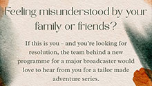 BRAND NEW RESOLUTION AND ADVENTURE SERIES FOR THE BBC CASTING NOW!